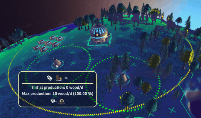 New area of effect colors