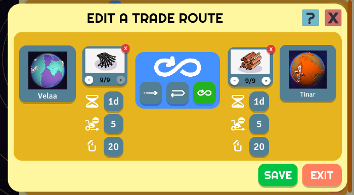 New destination storage limit