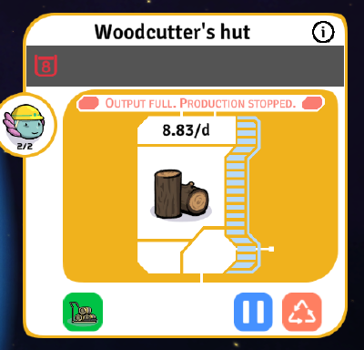 woodcutter ui with output full
