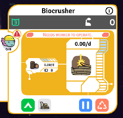 biocrusher ui without worker