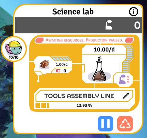 new science lab ui